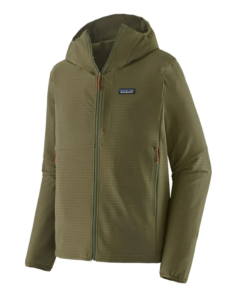 Patagonia R1® hooded textured jacket - Grün Grün
