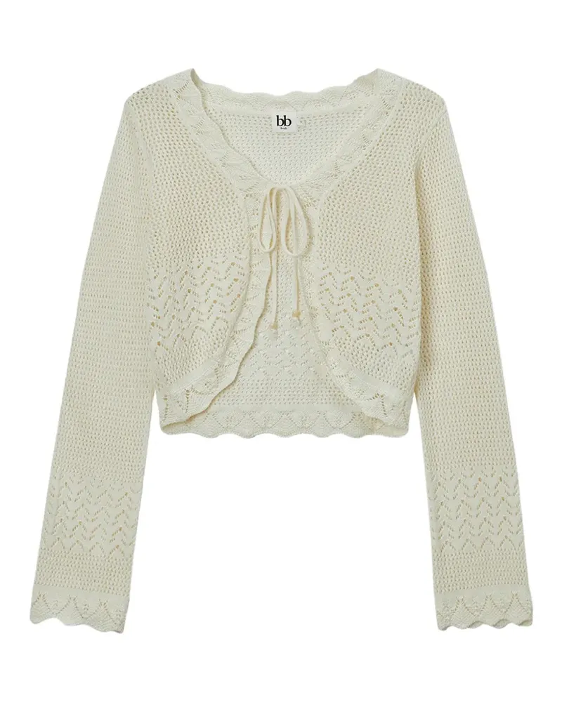 b+ab self-tie cardigan - Nude Nude