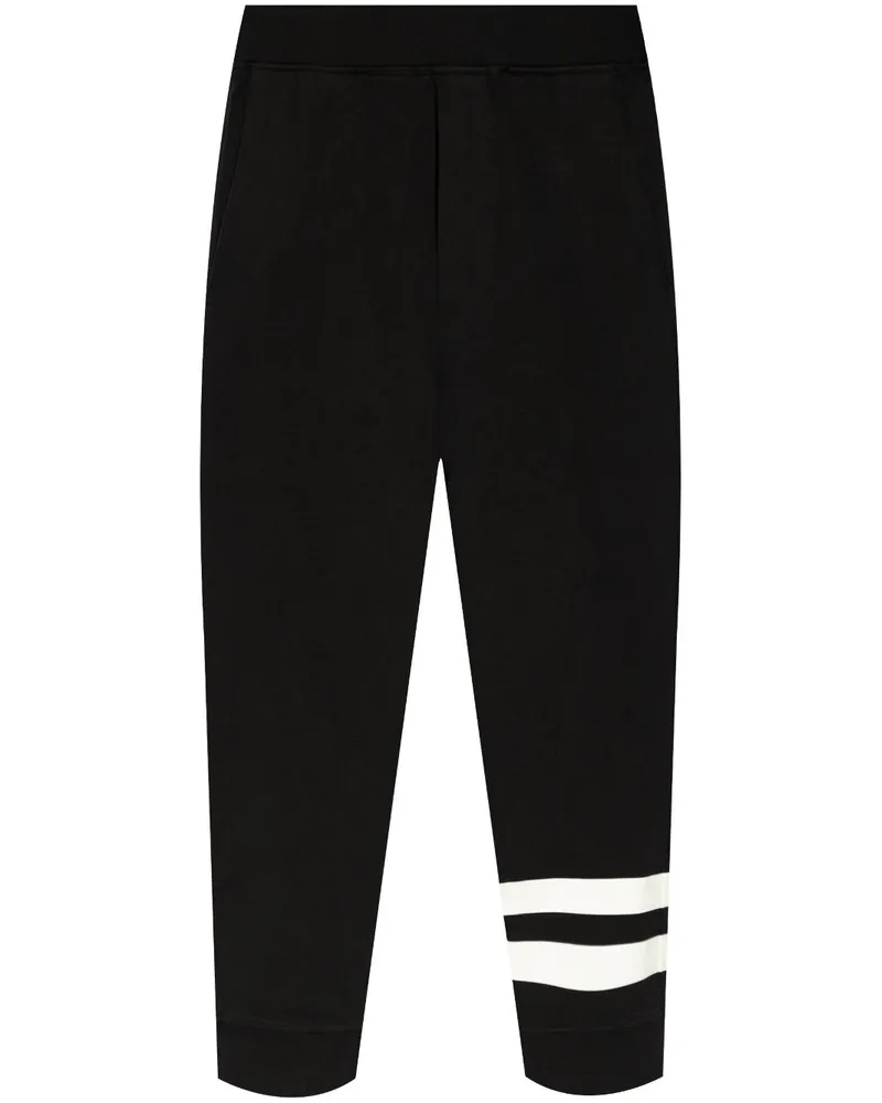 Dsquared2 Jogginghose mit Slogan-Print - Schwarz Schwarz