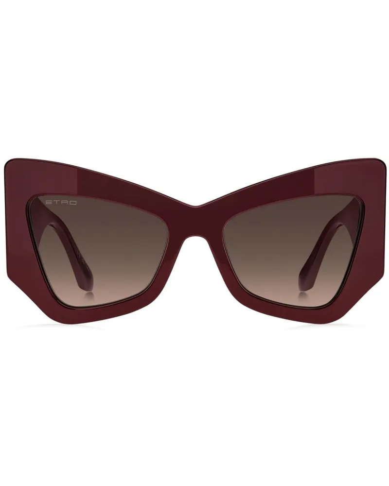 Etro Sonnenbrille mit Pegaso-Motiv - Rot Rot