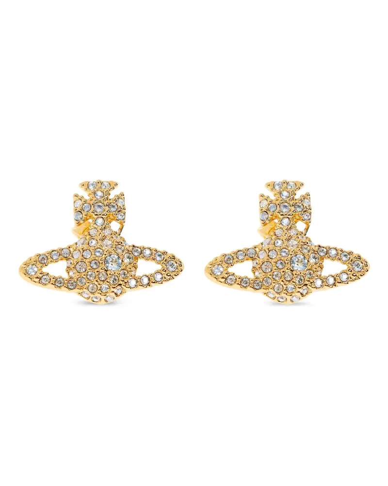 Vivienne Westwood Ohrringe mit Kristallen - Gold Gold