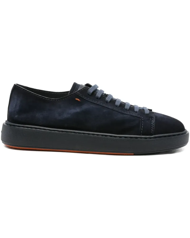 Santoni Sneakers aus Wildleder - Blau Blau