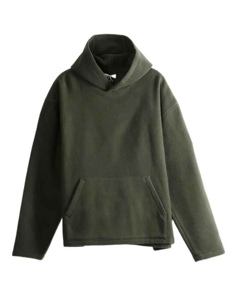 Rier Fleece-Hoodie mit Beuteltasche - Grün Grün