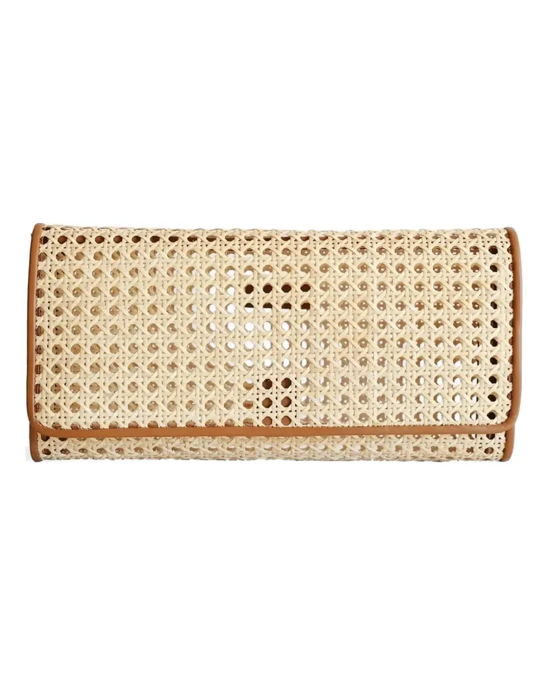 BEMBIEN Helena rattan clutch bag - Nude Nude