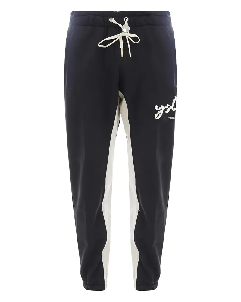 Yes London Jogginghose mit Kordelzug - Schwarz Schwarz