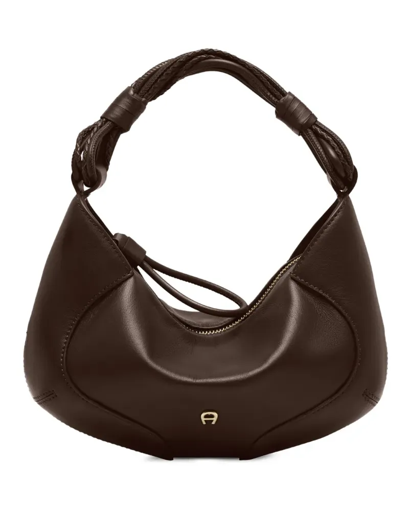 Aigner Kleine Giara Schultertasche - Braun Braun