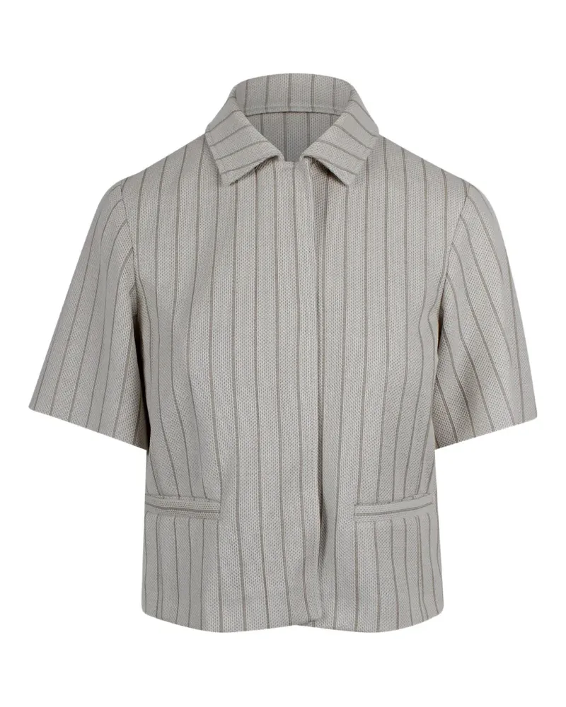 Max Mara striped jacket - Grau Grau