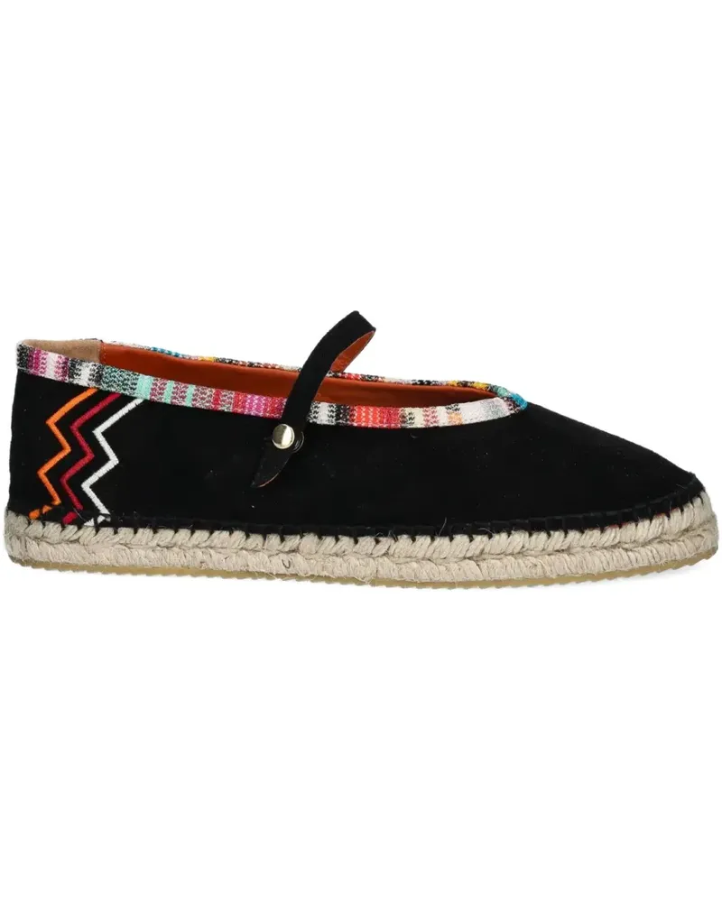 Missoni Espadrilles mit Print - Schwarz Schwarz