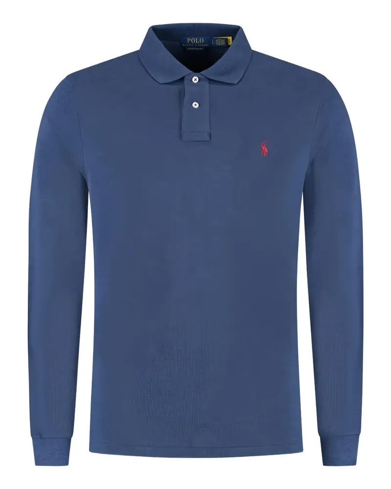 Ralph Lauren Langärmeliges Poloshirt - Blau Blau