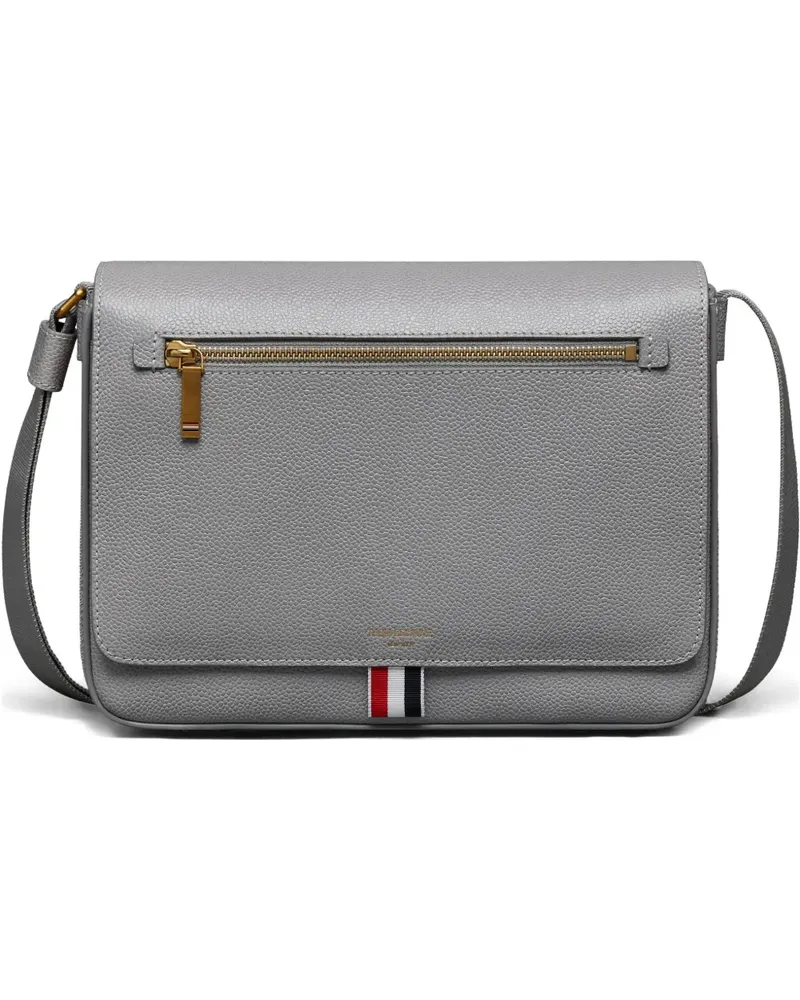 Thom Browne Reporter Schultertasche - Grau Grau