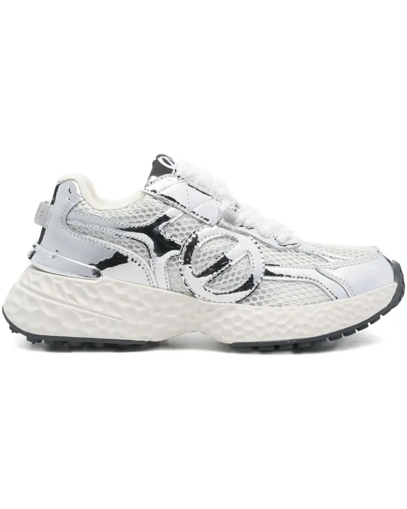 No Name Sneakers mit Metallic-Finish - Silber Silber