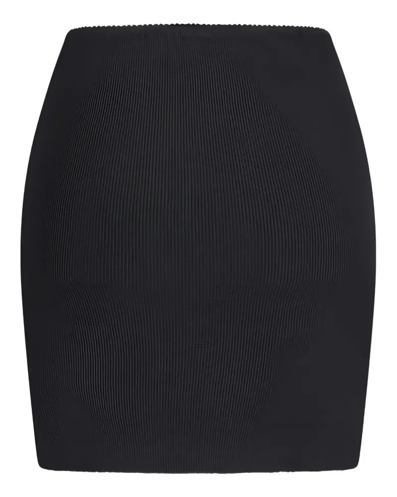 Dolce & Gabbana Gerippter Rock - Schwarz Schwarz