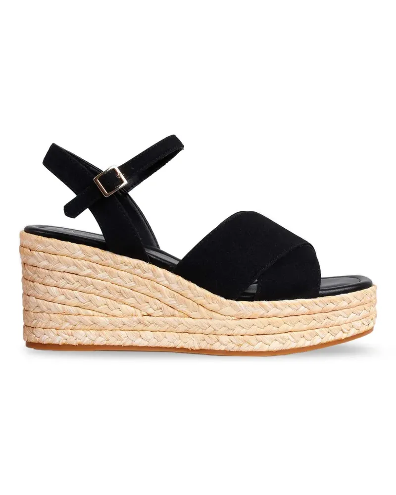 Paloma Barceló open-toe heeled espadrilles - Schwarz Schwarz