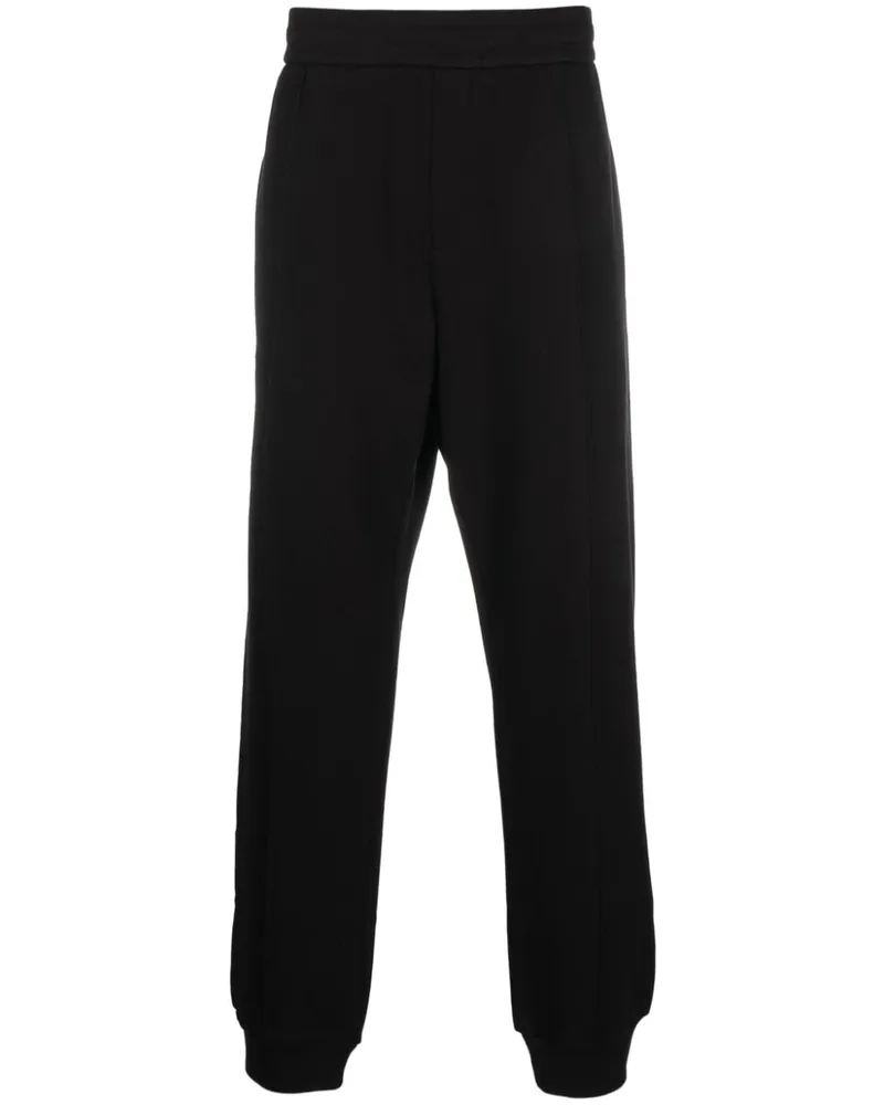 Versace Jogginghose mit Logo-Stickerei - Schwarz Schwarz