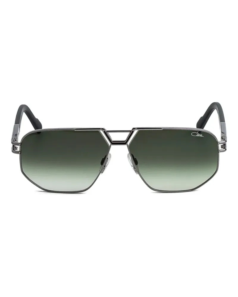 CAZAL Sonnenbrille mit geometrischem Gestell - Grau Grau