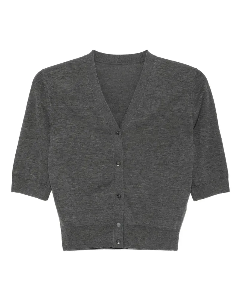 JNBY Schmaler Cropped-Cardigan - Grau Grau
