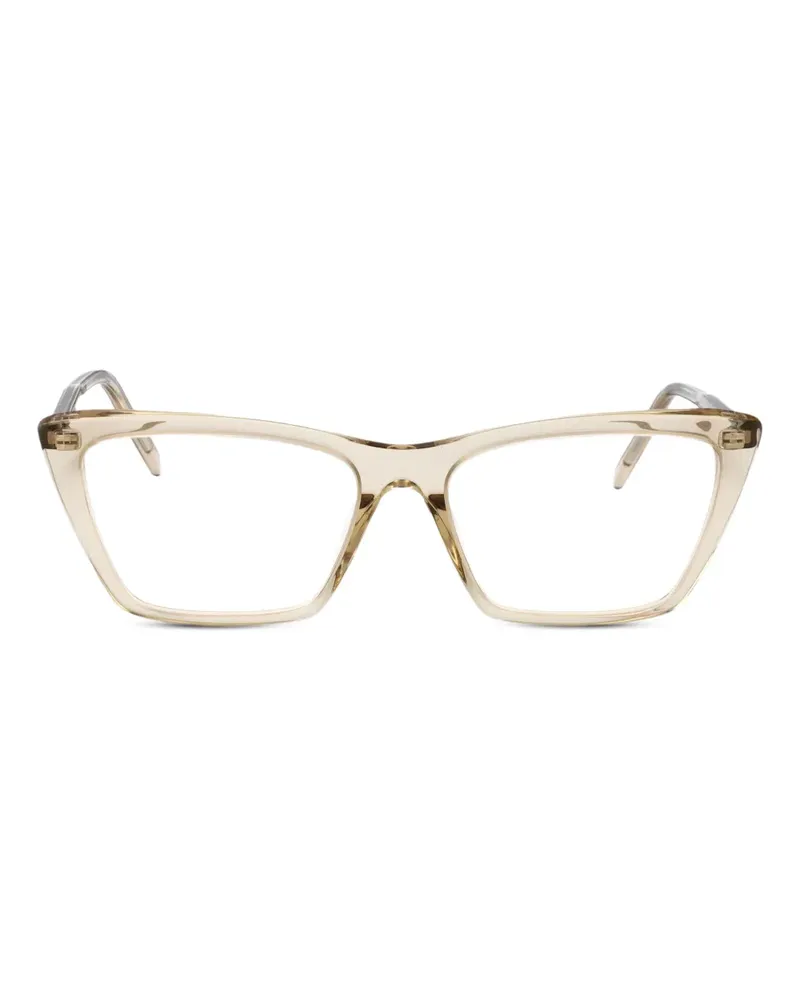 Saint Laurent Brille im Cat-Eye-Design - Nude Nude