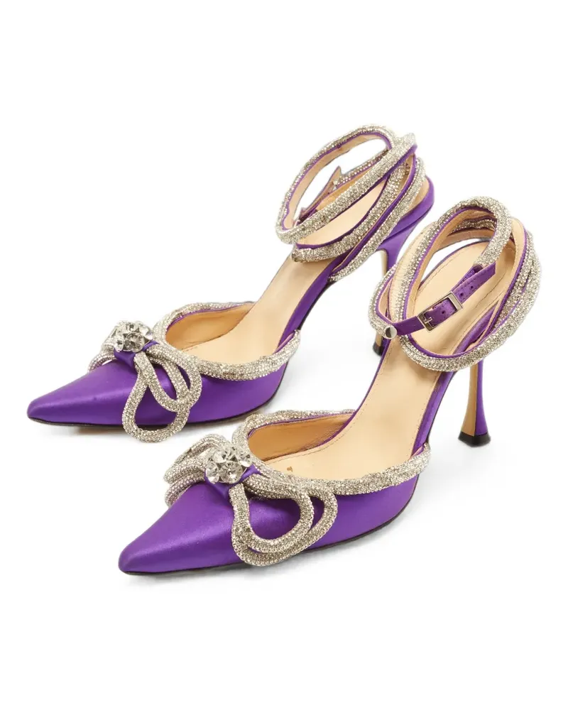 Mach & Mach Pumps mit Kristallen 65mm - Violett Violett