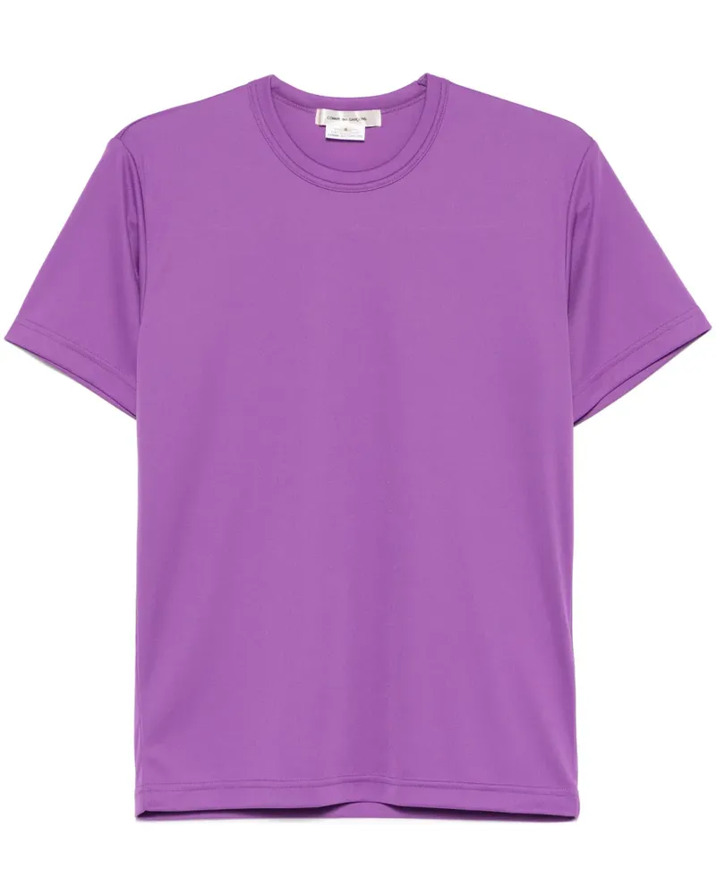 Comme des Garçons T-Shirt mit rundem Ausschnitt - Violett Violett