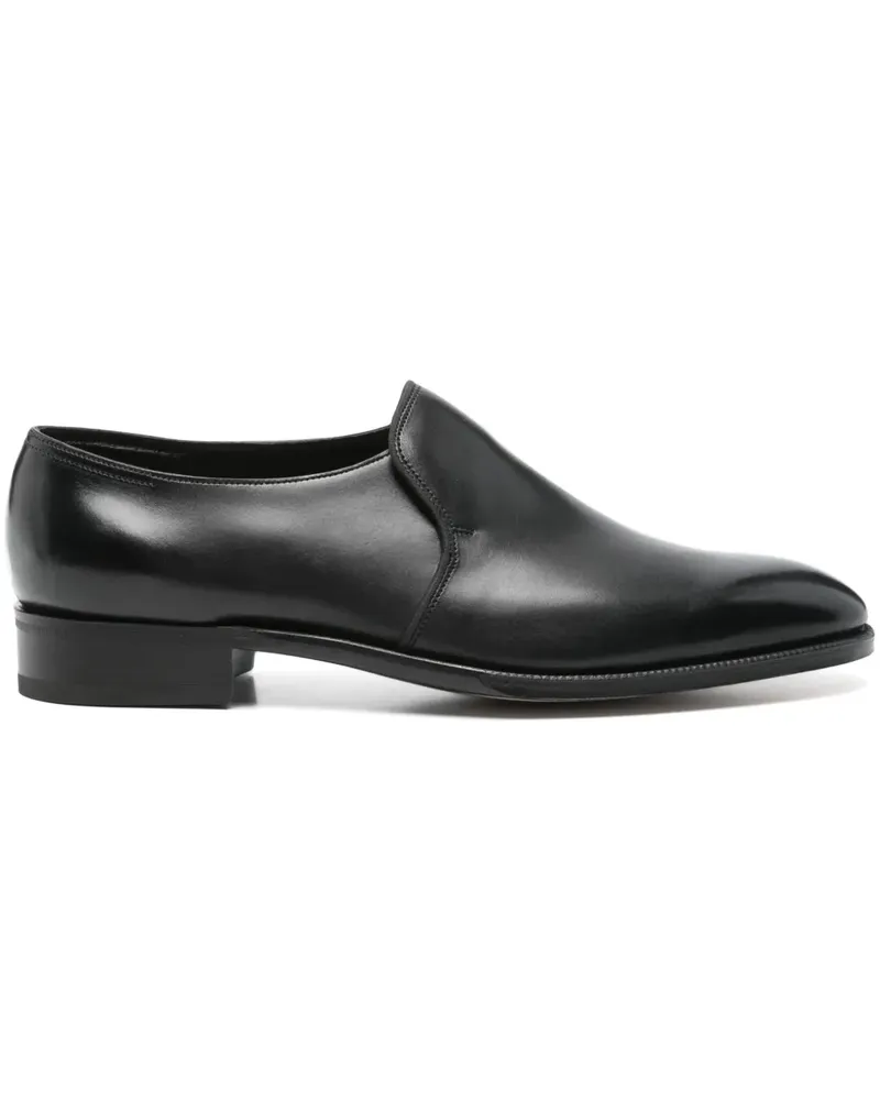 John Lobb Klassische Slipper - Schwarz Schwarz