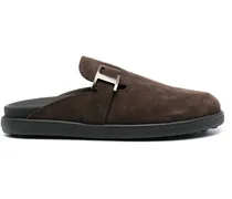 T Timeless Mules aus Wildleder - Braun