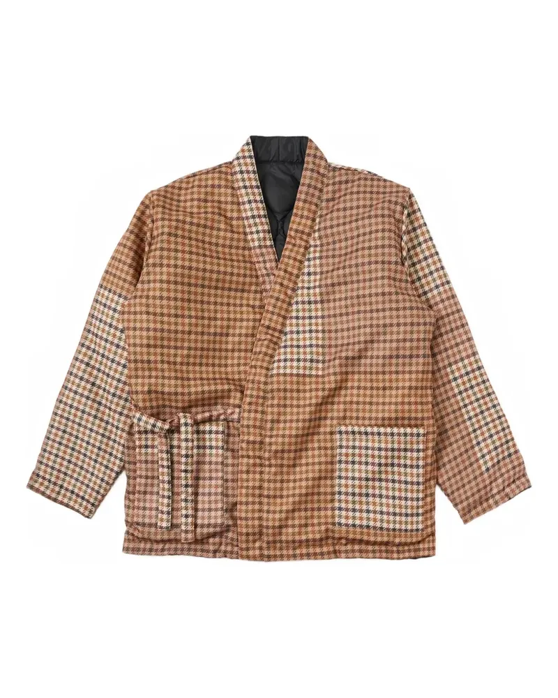 Universal Works x TAION Kyoto wendbare Jacke - Schwarz Schwarz