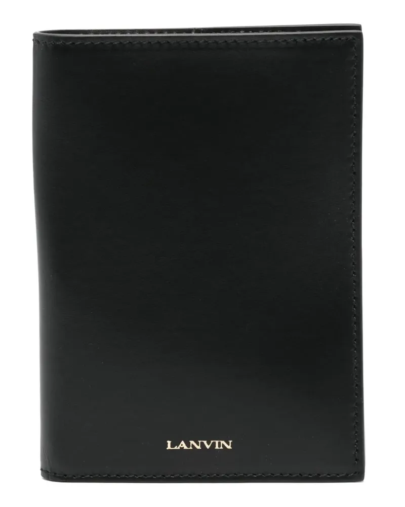 Lanvin Pass-Etui aus Leder - Schwarz Schwarz