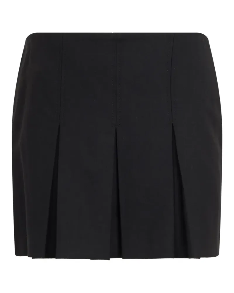 Alberta Ferretti pleated short skirt - Schwarz Schwarz