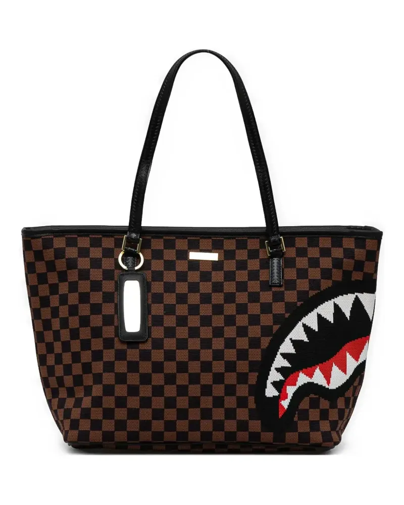 Sprayground Unfinished Shark Tote Bag - Braun Braun