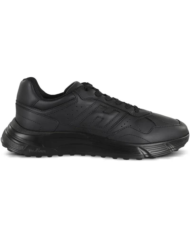 Hogan Perforierte Sneakers - Schwarz Schwarz