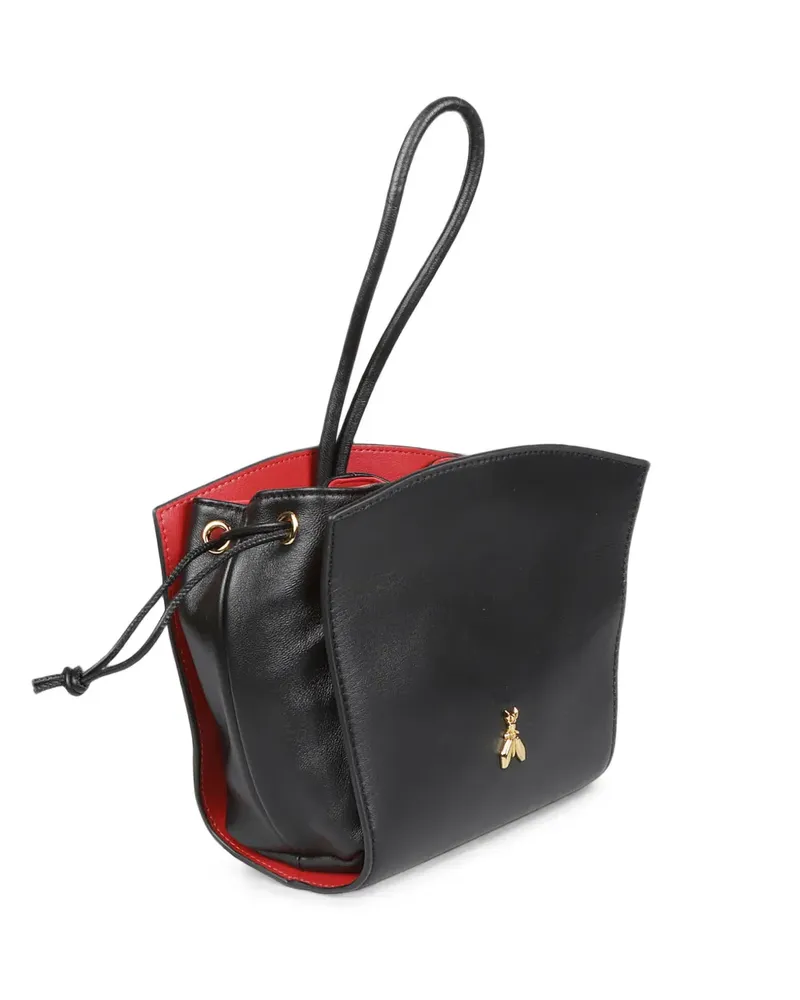 Patrizia Pepe Schultertasche mit Fly-Schild - Schwarz Schwarz