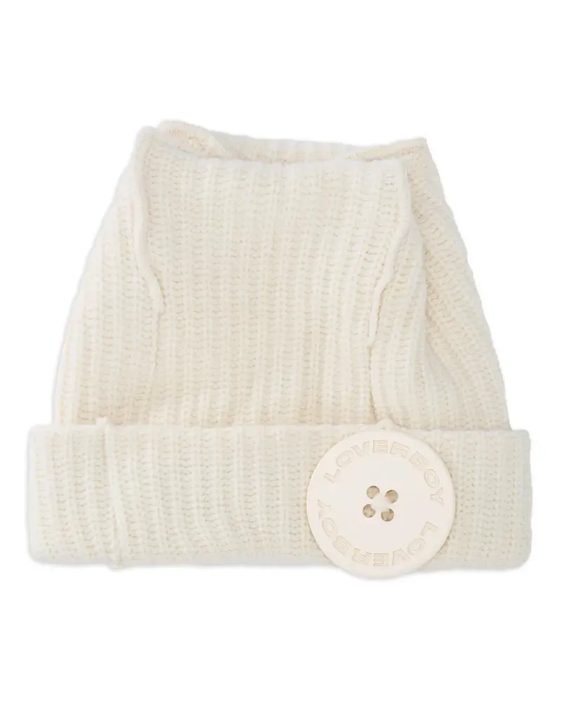 Charles Jeffrey Loverboy Gestrickte Beanie - Nude Nude