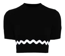 Wave Cropped-Pullover