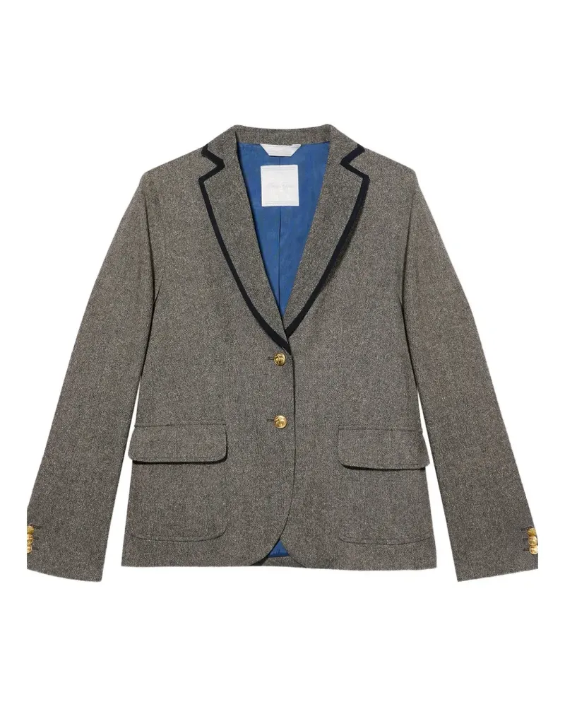 Brooks Brothers Knickerbocker button-up blazer - Grau Grau