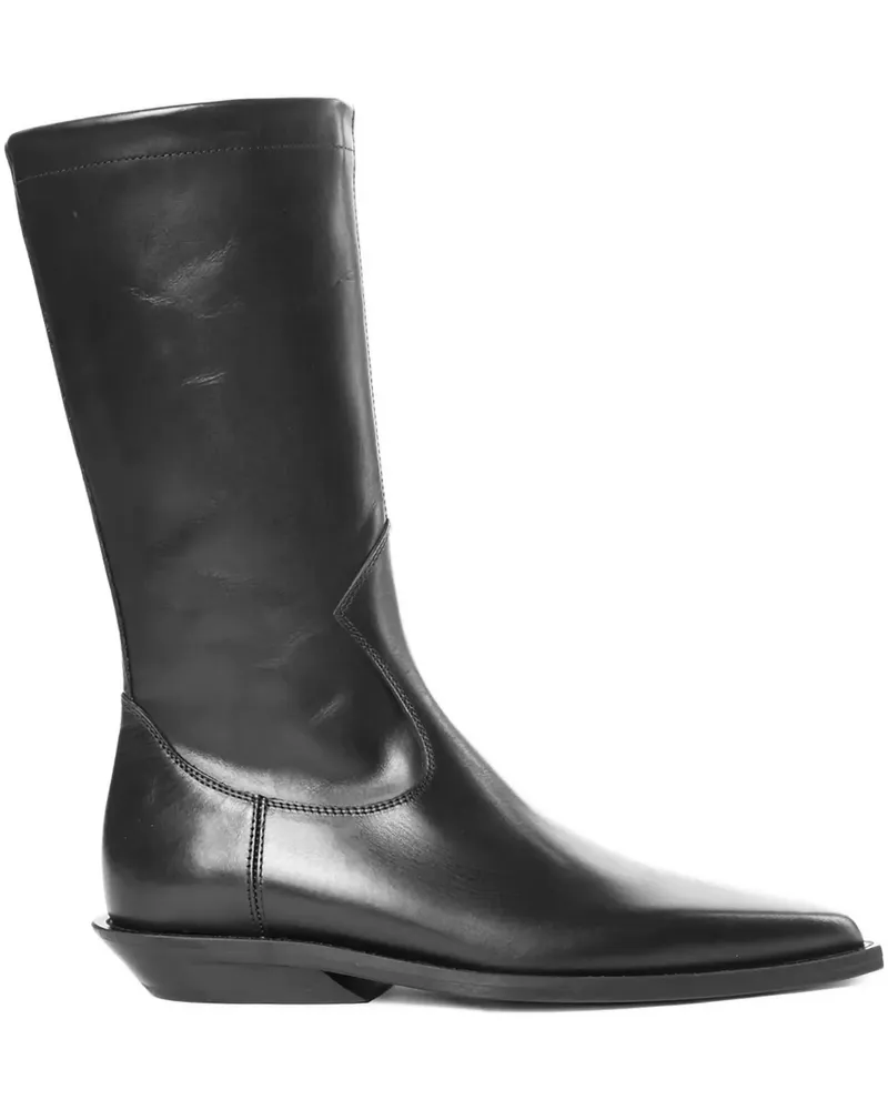 Ann Demeulemeester Jani Cowboystiefel - Schwarz Schwarz