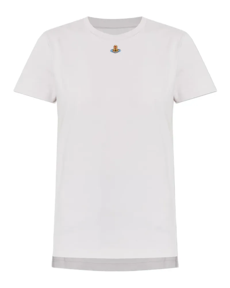 Vivienne Westwood T-Shirt mit Logo-Stickerei - Violett Violett