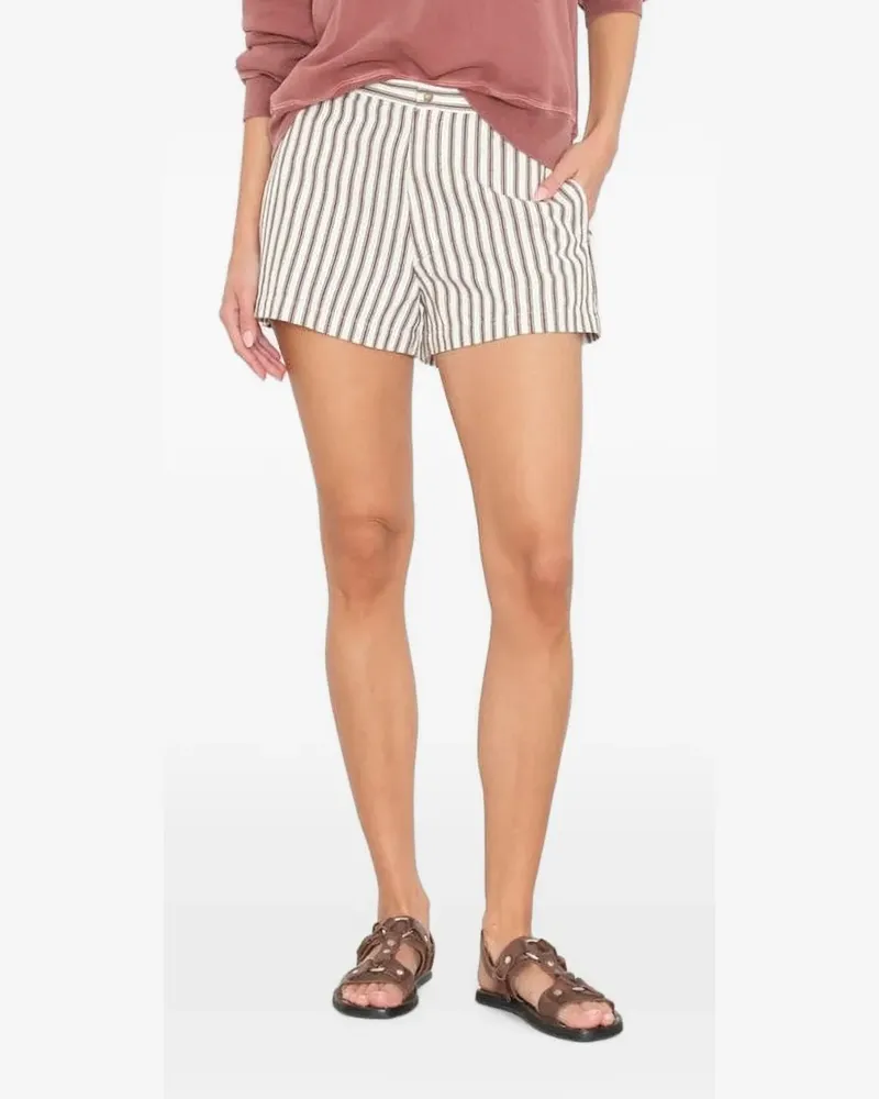 Xírena Zane striped shorts - Nude Nude