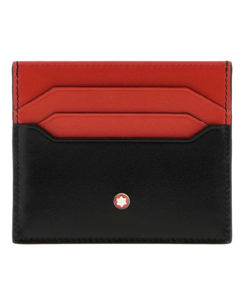 Montblanc logo-plaque card holder - Schwarz Schwarz