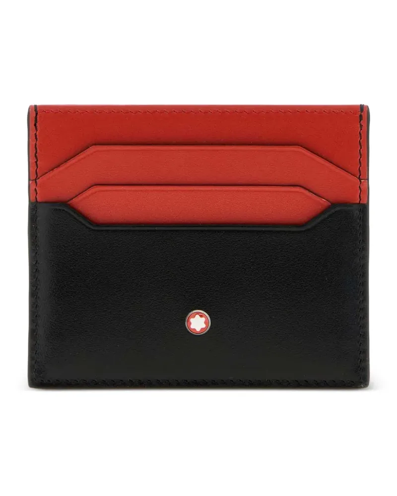 Montblanc logo-plaque card holder - Schwarz Schwarz