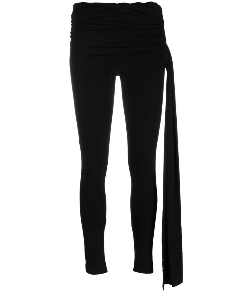 Magda Butrym Klassische Leggings - Schwarz Schwarz
