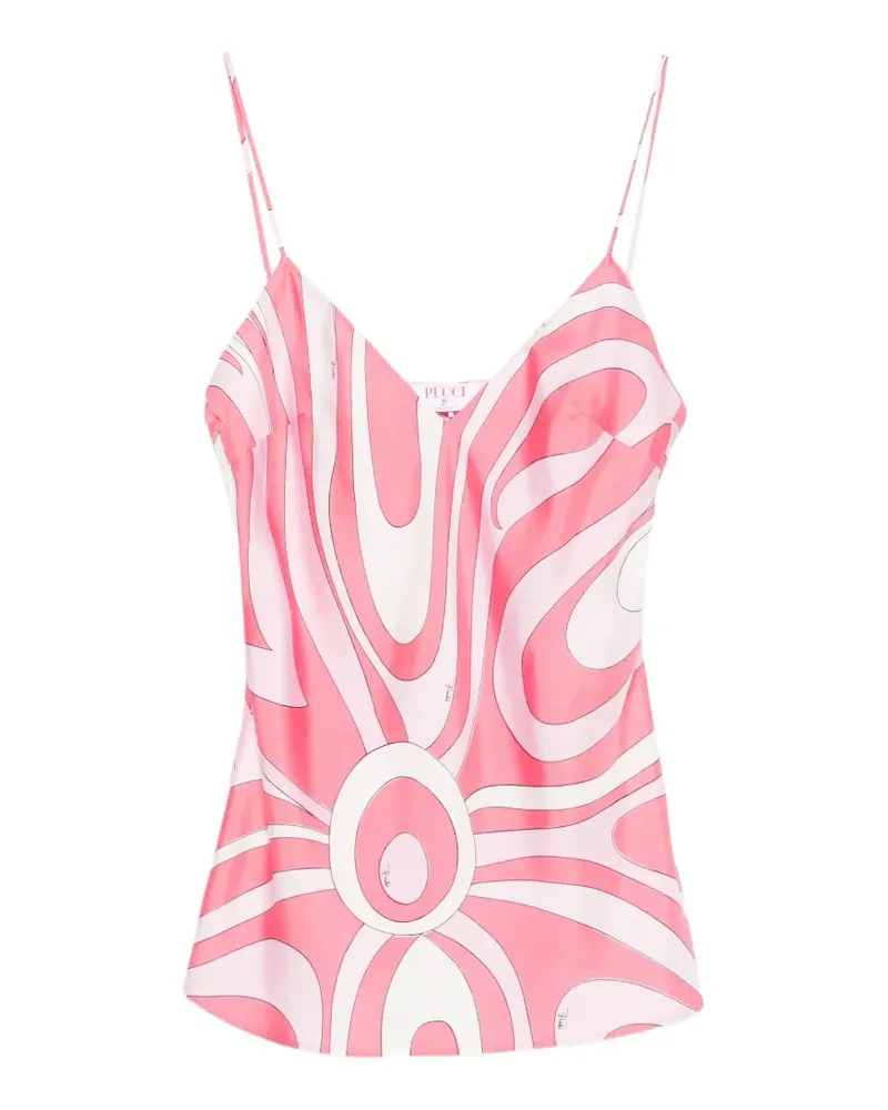 Emilio Pucci Camisole-Top aus Seide - Rosa Rosa