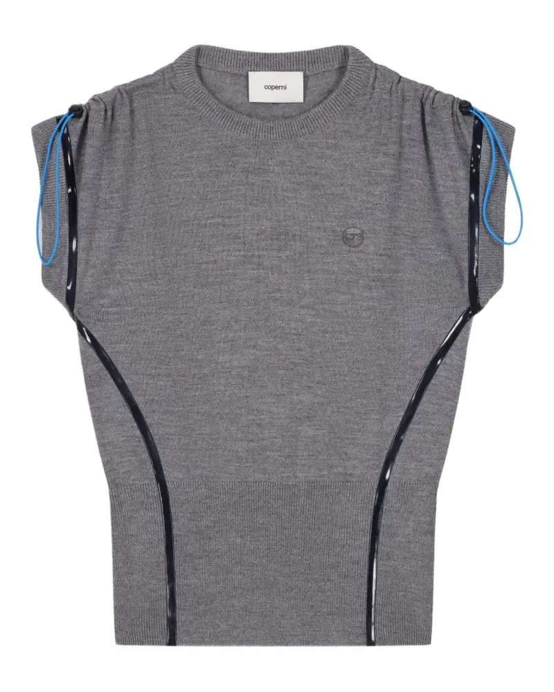 COPERNI T-Shirt mit angeschnittenen Ärmeln - Grau Grau