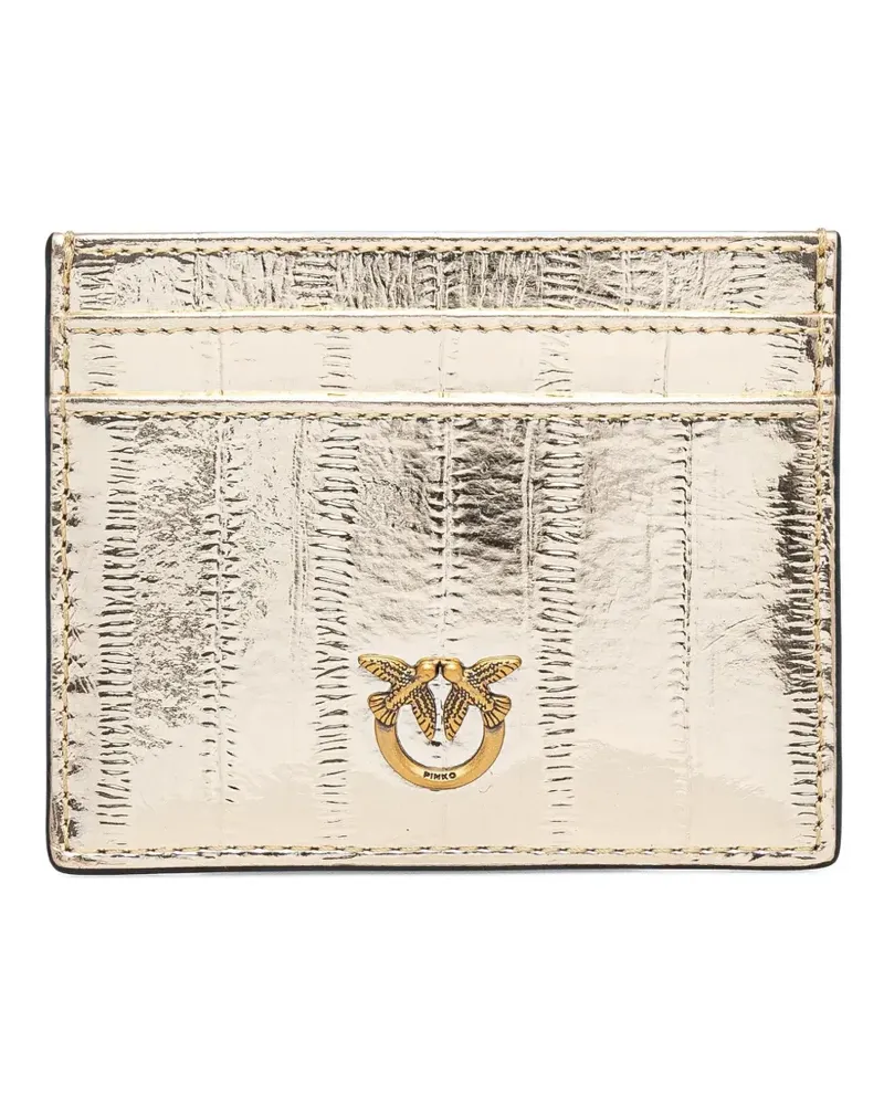 Pinko Simply Kartenetui - Gold Gold