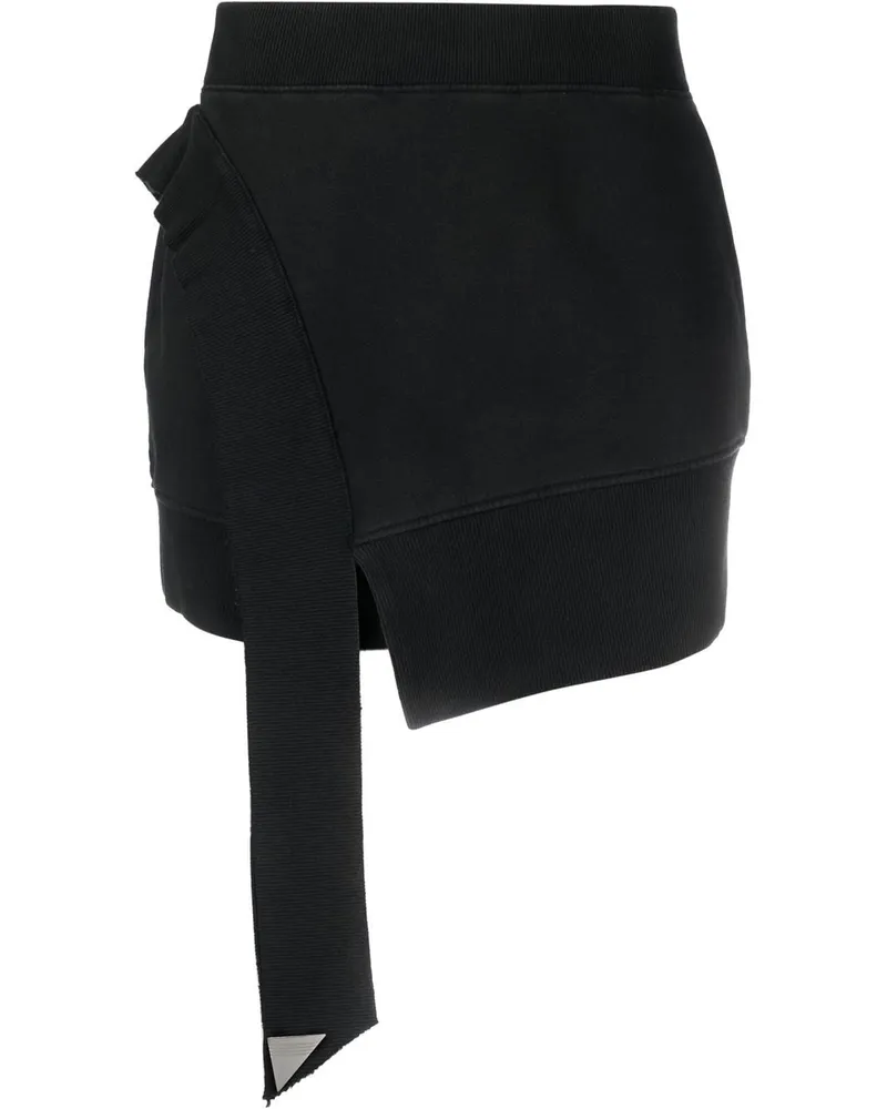 ATTICO Asymmetrischer Bleistiftrock - Schwarz Schwarz