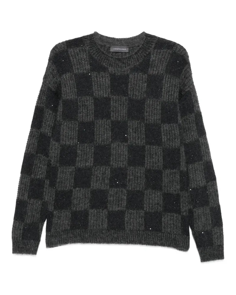Lorena Antoniazzi Pullover mit Pailletten - Schwarz Schwarz