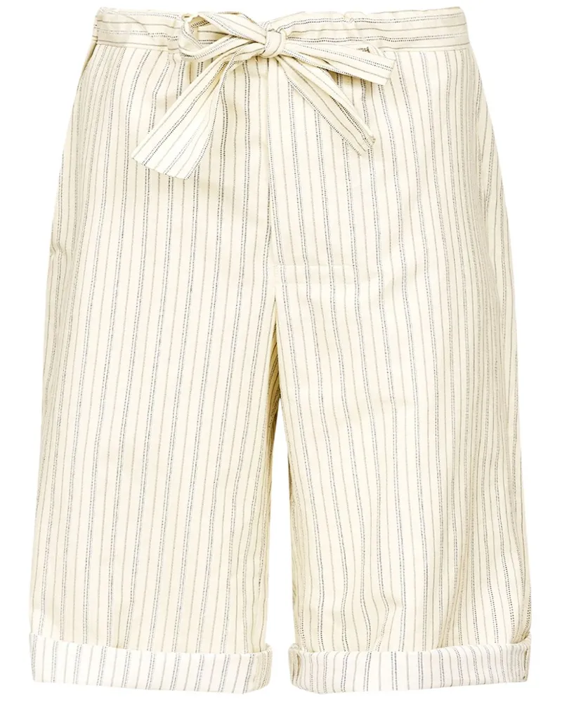 Maison Margiela Gestreifte Shorts - Nude Nude