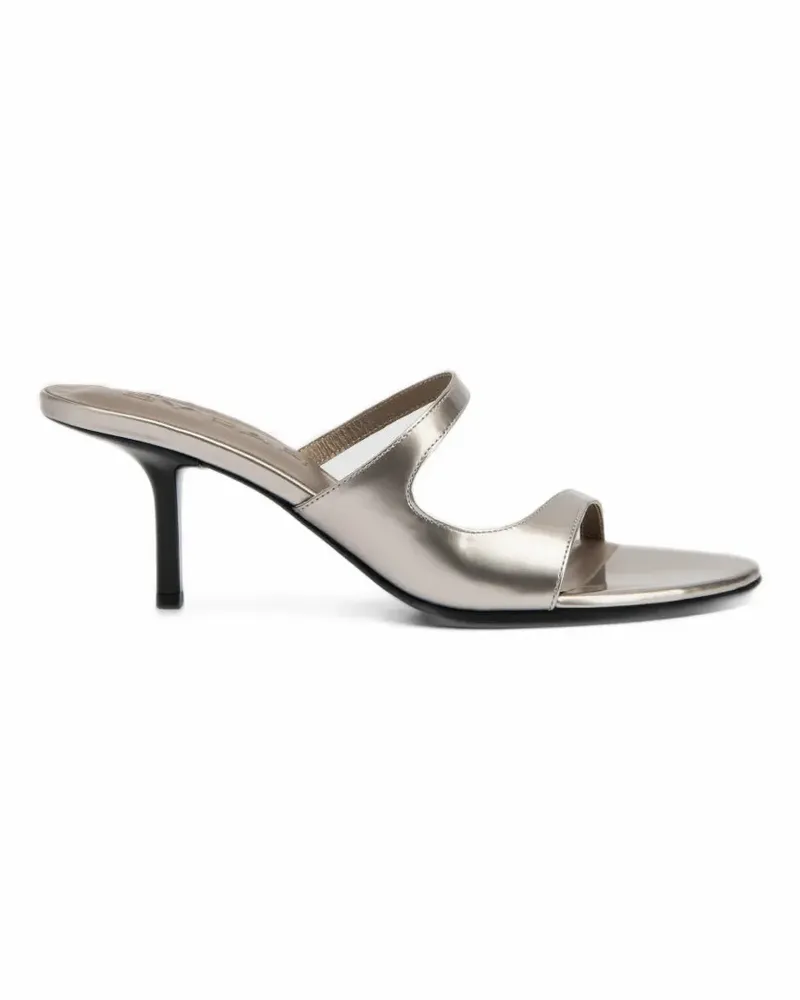 by FAR Serena Sandalen im Metallic-Look - Silber Silber