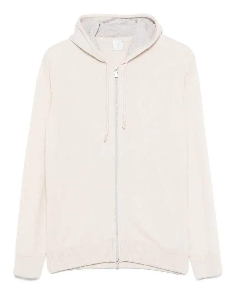Eleventy Cardigan mit Reißverschluss - Nude Nude