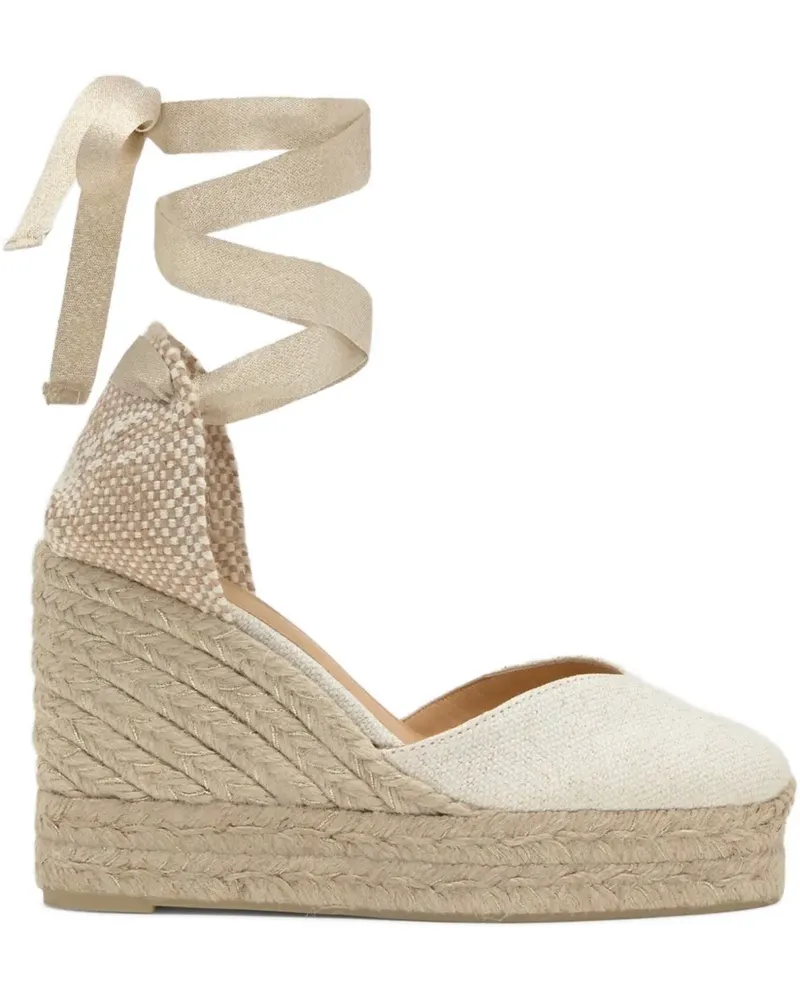 Castañer Chiara Espadrilles 110mm - Weiß Weiß