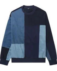 FIVE CM Sweatshirt im Patchwork-Look Blau